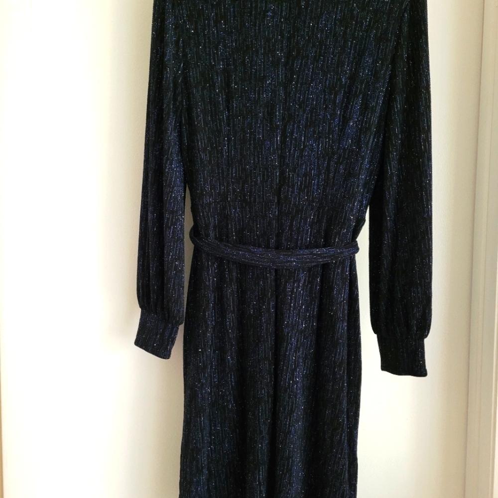 Jessica Howard Navy Blue Sequin Dress